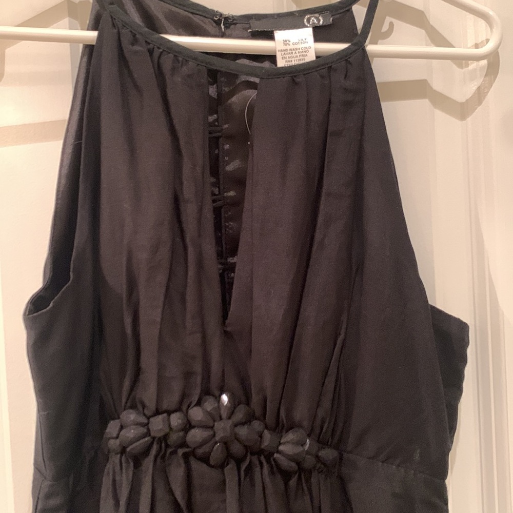 Black cocktail dress